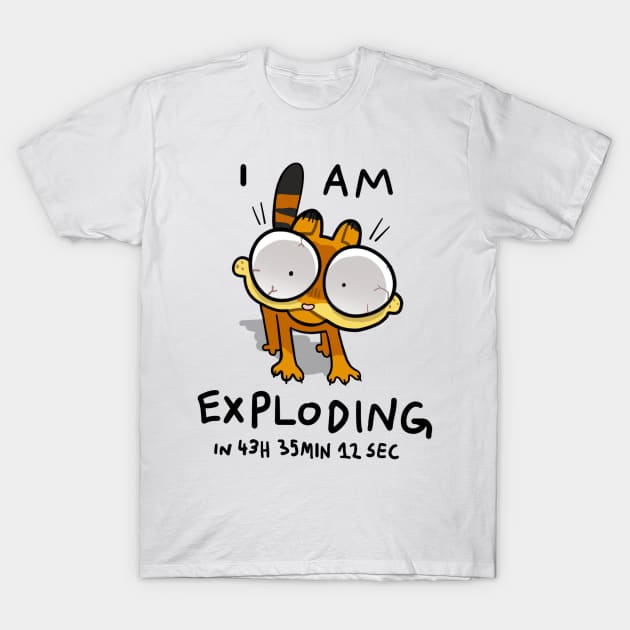 i am exploding (garfield) T-Shirt by Chycero